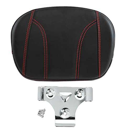 TCMT Detachable Sissy Bar Backrest Pad Fits For Harley 1997-2023 Touring Road King 2018-2023 Softail Slim FLSL Low Rider FXLR - color: Style K