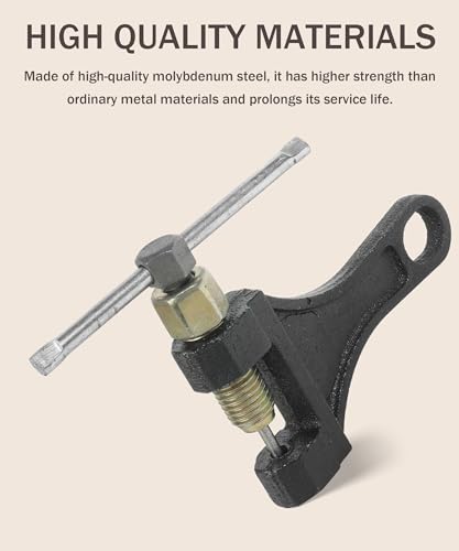 bylikeho Chain Breaker,Chain Breaker Riveting Tool,Motorcycle Chain Breaker,Car Accessories Chain Tool for Dirt Pit Bike ATV Motorcycle Bicycle Chain Break #420 428 520 525 528 530, 1360CLQ001
