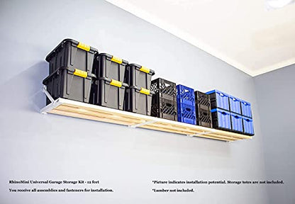 Rhino Shelf RhinoMini Universal Garage Storage Kit - 12 feet - size: 12-ft Length x 20-in Depth