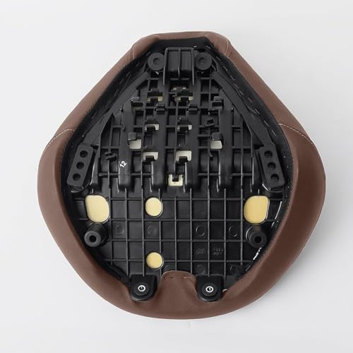 Touring Soft Leather Front Driver Seat Cushion Pad Rear Passenger Pillion fit for Ho-nda Rebel CMX 300 500 2017 2018 2019 2020 2021 2022 2023(Front driver seat-brown) (MD-222-223-JP) - color: Front driver seat-brown