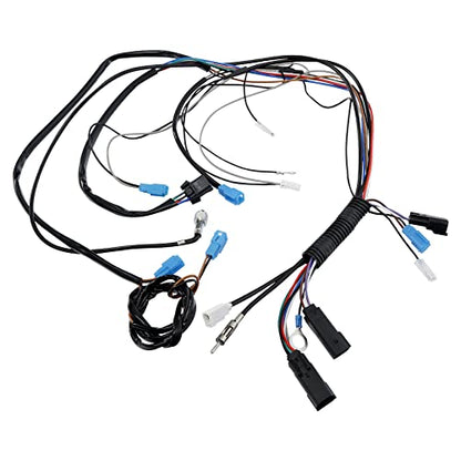 TCMT King Trunk Sequential Dynamic Flowing LED Tail Light Assembly Wiring Harness Fits For Harley Touring Road King Road Street Electra Glide Tri Glide Ultra Limited 2014-2025 Smoke Len - color: Smoke Lens Chrome Housing B, size: Light Set(17 Funtions)