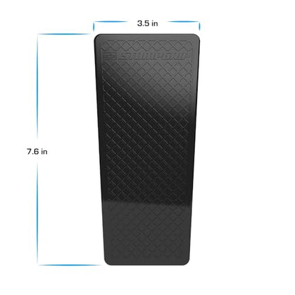 STOMPGRIP | Motorcycle Center Tank Pad Protector | Universal Fit | Pint | Waffle Black - color: Black