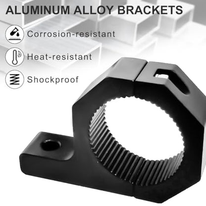 Light Bar Mount Kit 19-32mm Universal Work Light Tube Clamp Aluminium Mounting Brackets,Spotlight Extension Pole,for Off-Road Vehicles Car Truck Motorcycle - style: 19-32mm
