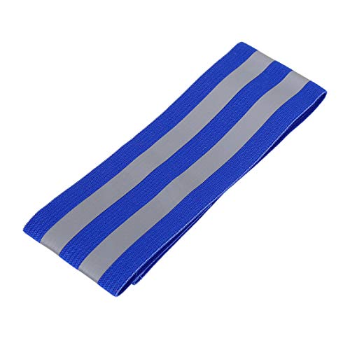 X AUTOHAUX 8pcs Reflective Bands for Arm High Visibility Night Cycling Riding Reflector Tape Straps Bracelet - color: Blue