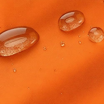 Waterproof Backpack Rain Cover with Reflective Straps - color: Orange