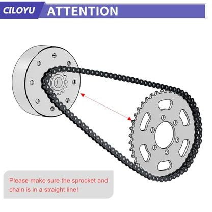 35 Chain 140 Links Chain Breaker Compatible with Coleman Mini Bike CT100U CC100X Baja DB30 Motovox MBX10 MBX11 Predator 79cc 97cc 100cc Mega Moto MM-B80 105cc Engine Parts - color: Black