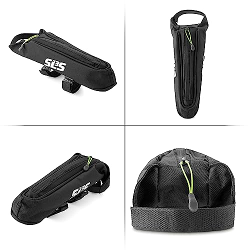 SLS3 Aero Top Tube Bike Bag - Small, Stable & Secure for TT and Triathlon Racing – Tri and Cycling Accessories - Premium Low Profile Design Reduces Drag - Custom Fit Bike Top Tube Bag