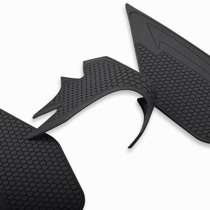 Motorcycle Tank Traction Pad Side Gas Knee Grip Protective Sticker Protector for Kawasaki ninja650 （2017-2025） Z 650 （2019-2025） (Black) - color: Black