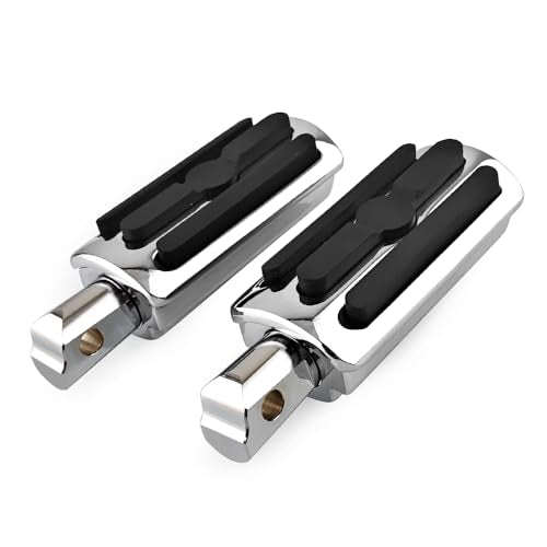 FootPegs,Highway Pegs Passenger Foot Pegs Compatible with Harley Softail Deluxe Fat Boy Heritage Sport Glide Softail Slim Street Bob Breakout Low Rider Models 2018-2023 Chrome - color: Chrome, size: Passenger Pegs