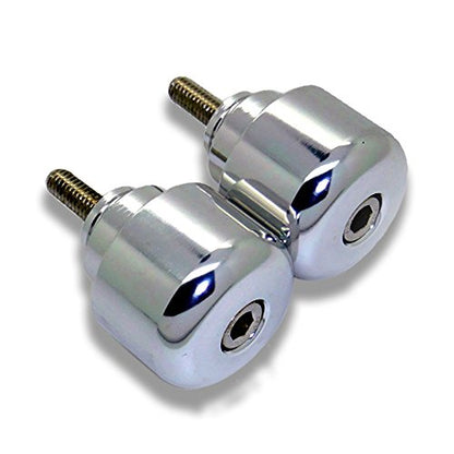 [GT-Speed] Compatible/Replacement for Silver CNC Motorcycle Bar Ends 7/8" Handlebar Grips Plugs Cap, Fits Honda (Read Product Description for Model & Year Specification) - color: Silver