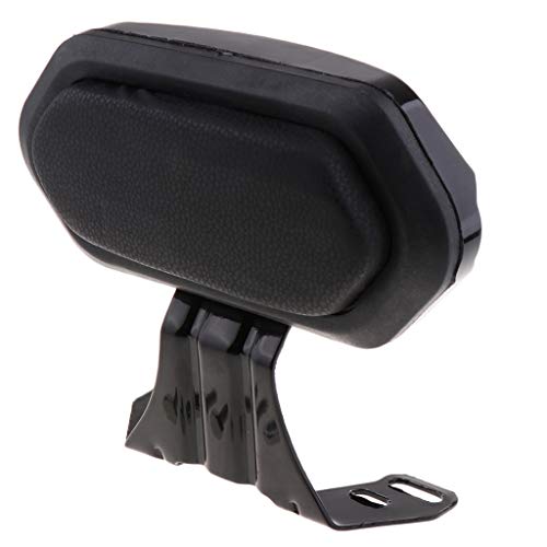 Kesoto Durable Motorcycle Sissy Bar Rear Passenger Back Rest Backrest Pad Cushion Universal Suitable for Motorcycle