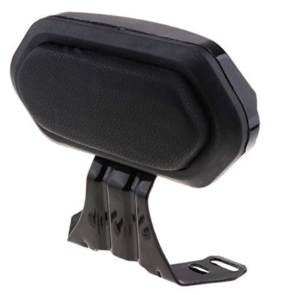 Kesoto Durable Motorcycle Sissy Bar Rear Passenger Back Rest Backrest Pad Cushion Universal Suitable for Motorcycle