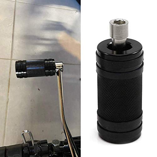 ONETEN Black CNC Motorcycle Gear Shift Lever Foot Pegs Shifter Peg for Harley Davidson Touring Dyna Sportster Softail Street - color: Black