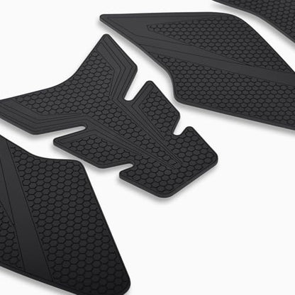 Motorcycle Tank Grip Protector Pads, Anti-Slip Honeycomb Design, Compatible with Suitable for Suzuki GSX-8S 2023- GSX-8R 2024- (Black) - color: Black