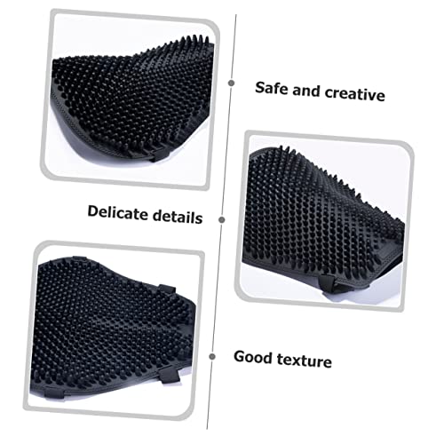 Amosfun Non Skid Silicone Motorcycle Seat Cover Breathable Heat Resistant Cushion Pad for Street and Sports Bikes Comfortable Outdoor Riding Saddle Protector