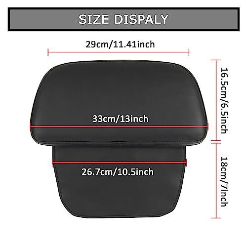 Chopped Razor Tour Pack Backrest Pad - PSLER Trunk Backrest Pads Backrest Pad for touring 2014-2023 CVO Touring Electra Glide Road Glide Road King Street Glide Tri Glide Ultra Limited Improved Version