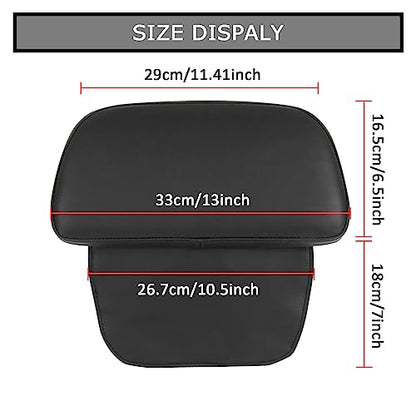 Chopped Razor Tour Pack Backrest Pad - PSLER Trunk Backrest Pads Backrest Pad for touring 2014-2023 CVO Touring Electra Glide Road Glide Road King Street Glide Tri Glide Ultra Limited Improved Version