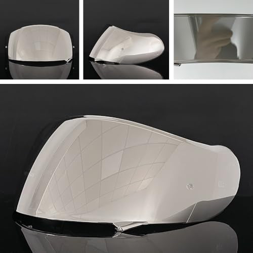 Neotec 2 Helmet Visor Replacement for,CNS-3 UV Protection Helmet Face Shield Compatible with SHOEI Neotec 2(Revo Clear Silver-Day and Night Use) - color: Revo Clear Silver-day and Night Use