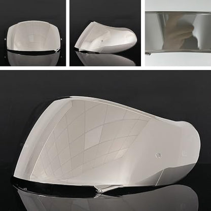 Neotec 2 Helmet Visor Replacement for,CNS-3 UV Protection Helmet Face Shield Compatible with SHOEI Neotec 2(Revo Clear Silver-Day and Night Use) - color: Revo Clear Silver-day and Night Use
