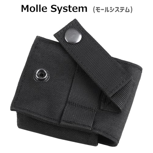 Azarxis Tactical Mini Belt Pouches, Multi-Purpose Small Battery Case Compact Utility EDC Card Slot Holder Waist Bags Military Molle Pack Sundries Storage Pack - color: #01 Army Green - 2 Pack