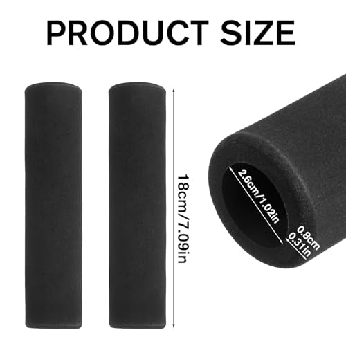 Motorcycle Handlebar Grips Covers Universal Foam Handle Grips Anti Vibration Comfort Grip Fits Dual Sport, Street, Off-Road Motorcycles