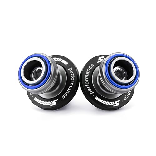 Compatible with Motorcycle S1000RR S1000R S1000XR S 1000RR 1000R 1000XR 2008-2023 2024 2025 2026 Front Wheel Axle Crash Protector Pad Rear Swingarm Spools Slider Stand Accessories (Blue) - color: Blue