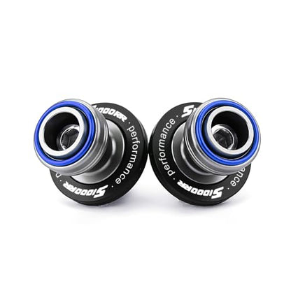 Compatible with Motorcycle S1000RR S1000R S1000XR S 1000RR 1000R 1000XR 2008-2023 2024 2025 2026 Front Wheel Axle Crash Protector Pad Rear Swingarm Spools Slider Stand Accessories (Blue) - color: Blue