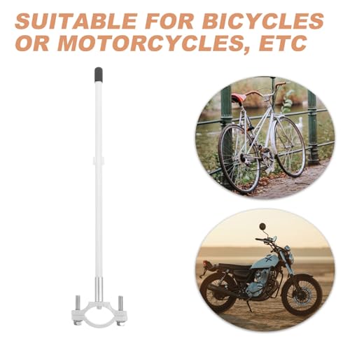 Riding Flag Pole for Motorcycles Stainless Steel Mount for Enhanced Visibility Safety Attention-Grabbing Design for Outdoor Adventures
