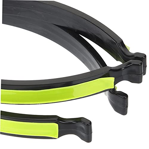 2pcs Reflective Cycling Trouser Clips Bike Leg Bands for Enhanced Visibility Professional Riding for Night Cycling and Exercise
