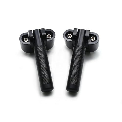 MZS Motorcycle Highway Pegs 7/8"-1.25" Adventure Highway Foot Peg Universal Foldable CNC Short Mount Compatible with KLR 650 DR650 Tenere Vstorm 300X 390 790 890 R1200GS Dual for 22mm-32mm Crash Bar