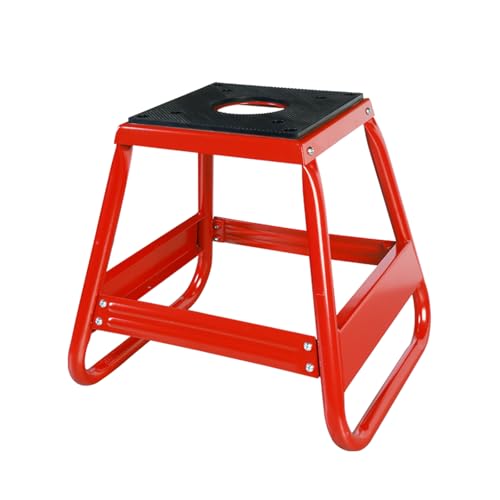 Big RED Motorcycle Stand Lift Dirt Bike Stand, 1000LBS Capacity Universal Detachable Maintenance Motorcycle Stand, Fit for Kawasaki Honda Yamaha - size: red dirt bike stand