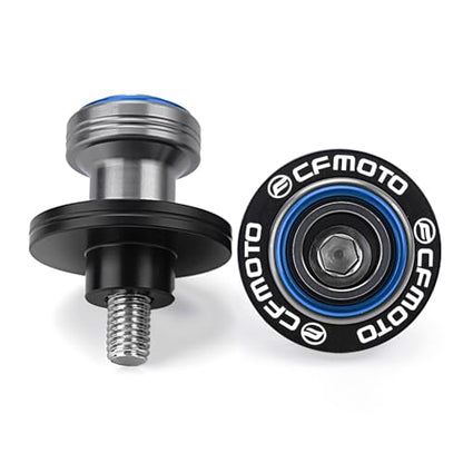 Compatible with CFMOTO Ibex450 Ibex800 300SS 450SS 450NK 450CLC 675SS 675NK 750SS 800NK Motorcycle CNC Swingarm Spools Sliders Stand Screw Paddock Bobbins (Blue) - color: Blue