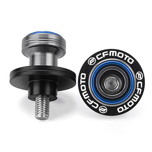 Compatible with CFMOTO Ibex450 Ibex800 300SS 450SS 450NK 450CLC 675SS 675NK 750SS 800NK Motorcycle CNC Swingarm Spools Sliders Stand Screw Paddock Bobbins (Blue) - color: Blue