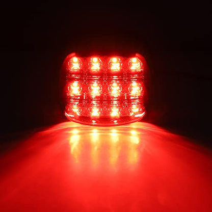 Black Strobing LED Tail Light Upgrade HD Tail Lights Assemblies for Harley Dyna Road King Electra Glide Street Bob Touring, harley davidson parts, led lights for motorcycles（Black） - color: Black