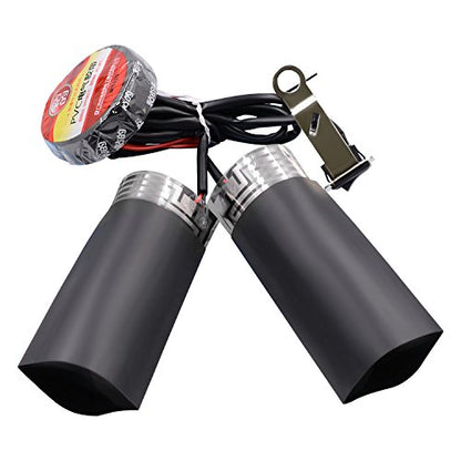 Motorbike Handlebar Heated Grip Kit,12V Winter Heated Grip Pads Inserts Handlebar Hand Warmers Fits Universal Grip ATV