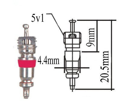 102Pcs Tire Valve Core Removal Tool Set,Premium TPMS Safe, 100Pcs Nickel Plated Schrader Tire Valve Cores for Cars, SUVs, Bike and Bicycle, Trucks, Motorcycles HVAC Applications Tire Repair Tools