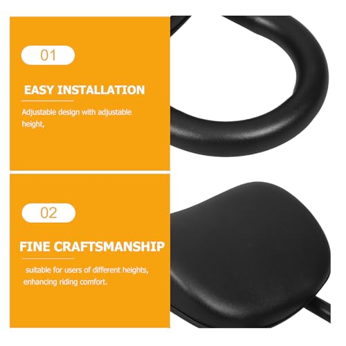 Alipis Back Rest For Motorcycle: Detachable Motorcycle Rear Backrest Pad With Adjustable Sponge Cushion Passenger Seat Backrest For Electric Bikes