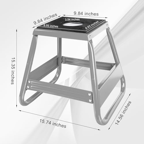 Big RED 1000lb Capacity Dirt Bike Stand, Universal, Detachable Maintenance Motorcycle Lift for Kawasaki, Honda, Yamaha, Silver - size: silver dirt bike stand