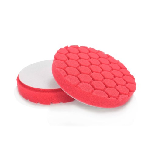 Chemical Guys BUFX_107_HEX6 Hex-Logic Ultra Light Finishing Pad, Red (6.5 Inch Fits 6 Inch Backing Plate), 1 Pad Included - size: 6.5 Inch Pad (1 Pack), style: Ultra Light Finishing Pad