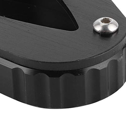 Motorcycle Kickstand Pad, Motorcycle Stand Pad Fit for Triumph Bonneville T100 / T120, Motorcycle Kickstand Foot Side Stand Extension Pad Support Plate, Soft Ground, Hot Pavement, Outdoor Parking