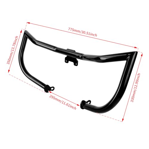 Motorcycle Crash Bar Engine Guard Highway Crash Bar Fit for Harley Touring Street Glide Road Glide Road King Electra Glide Ultra (E- Engine Guard for 14-22 Touring) - size: E- Engine Guard For 14-22 Touring