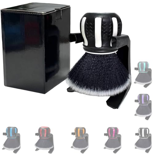 Ultra Soft Detailing Brush, Handle XL Brush - Ultra Soft Bristles, Multi-Color Handles, Removable Brush Heads, with Storage Rack, Covers Large Area Inside or Outside Vehicles (White) - color: White