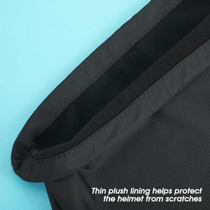 Large Capacity Lightweight Drawstring Bag, 17×18 inches Helmet Protection Storage, Welding Motorcycle Hood Bag with Drawstring Locking, Microfiber Large Lightweight Bags for Helmet Storage