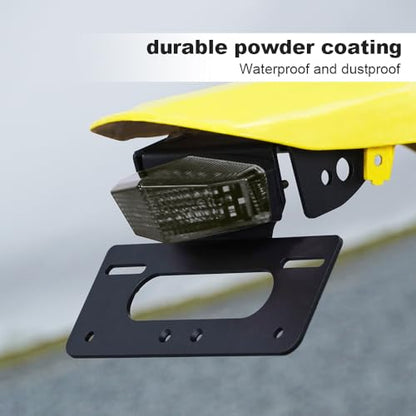 Xitomer Tail Tidy Fit for 2024 2023 DRZ400 DRZ400S SM 2005-2019 2020 2022 2023 2024 / DRZ400E 2008-2024 Fender Eliminator, with Tail light/License Plate Light (Smoke Tail Light) - color: Smoke
