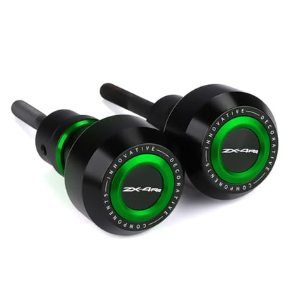 Motorcycle Frame Sliders Crash Bar Protector Compatible with Ninja ZX4R ZX4RR 2023 2024 2025 2026 | No Cut Kits Engine Fairing Guard Falling Protection ZX-4R ZX-4RR Accessories (Green-1) - color: green-1