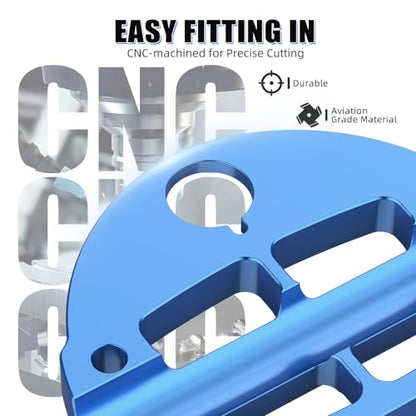 NICECNC Handlebar Clamp Aluminum Compatible with Yamaha Raptor 700 2006-2009 2011-2026, Raptor 700 SE Special Edition 2010 Blue - color: Blue