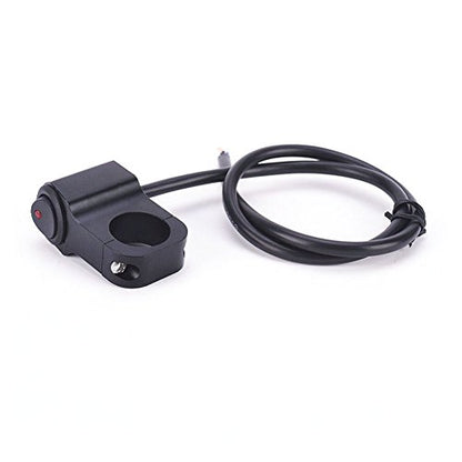 12V Motorcycle Handlebar Turn Signal Switch CNC Aluminum with Indicator Light for 1" 25mm Diameter Handlebar (for Fog Lamp Headlight Electrical System) Interrupteur Moto