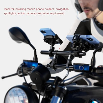 BRCOVAN Handlebar Extender Extensions with 11.81'' Long Cross Bar | Aluminum Alloy Materials, Fit 0.875'' / 1'' / 1.125'' / 1.26'' Handlebars for Bike Bicycle Motorcycle Scooter ATV