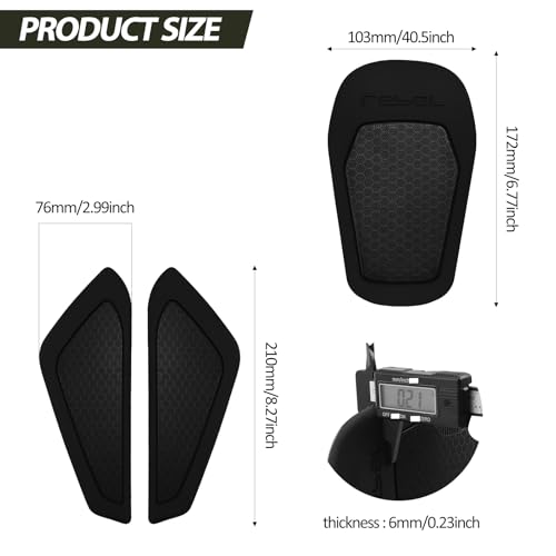 Motorcycle Tank Pads Protectors Sticker Anti Slip Side Rubber Padding Decal for Honda Rebel Cmx1100 CMX 1100 Rebel1100 2021-2025