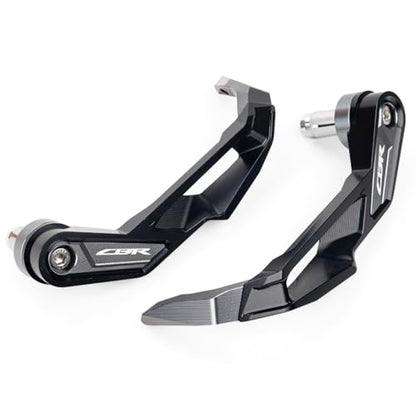 CNC Motorcycle Handguards Compatible with CBR 600RR 1000RR 929RR 900RR 1100X CBR600RR CBR1000RR CBR250RR Brake Clutch Lever Guards Protector Accessories (Grey) - color: Gray